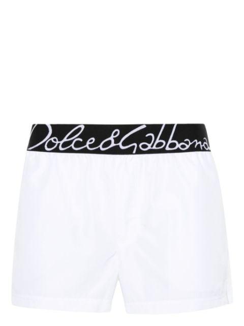 logo-waistband swim shorts by DOLCE&GABBANA