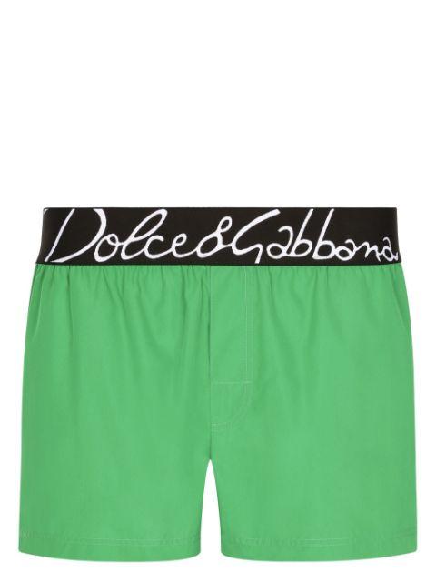 logo-waistband swim shorts by DOLCE&GABBANA