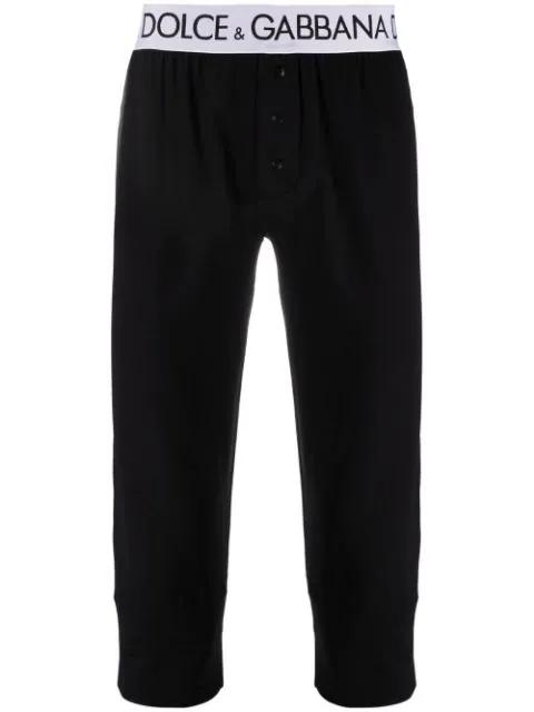 logo-waistband two-way leggings by DOLCE&GABBANA