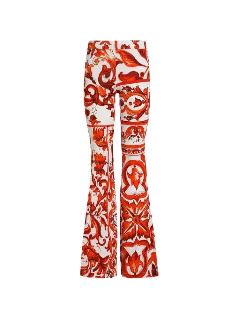 long flared trousers by DOLCE&GABBANA