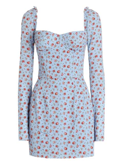 long-sleeve floral dress by DOLCE&GABBANA