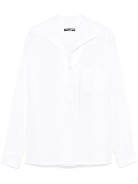 long-sleeve linen shirt by DOLCE&GABBANA