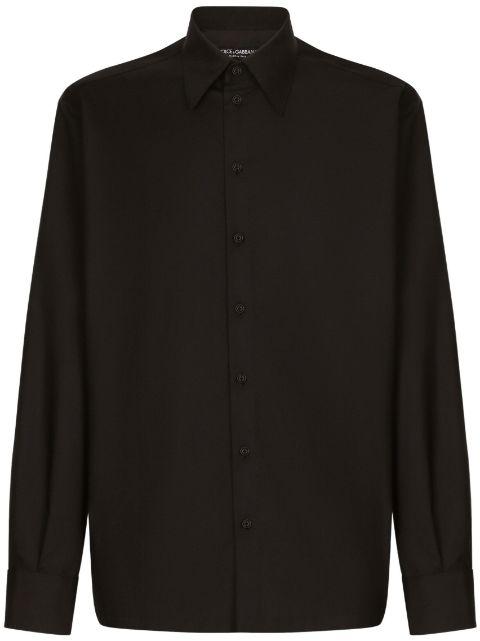 long-sleeve pointed-collar shirt by DOLCE&GABBANA