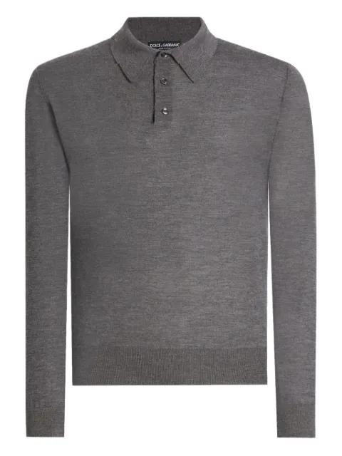 long-sleeve polo shirt by DOLCE&GABBANA