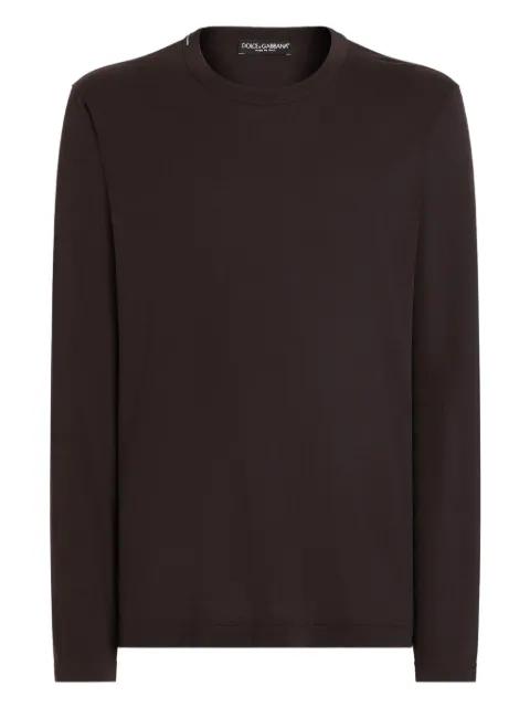 long-sleeved cotton T-Shirt by DOLCE&GABBANA