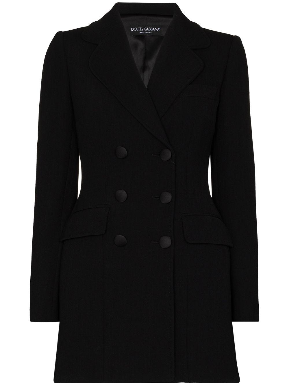 longline double-breasted blazer by DOLCE&GABBANA