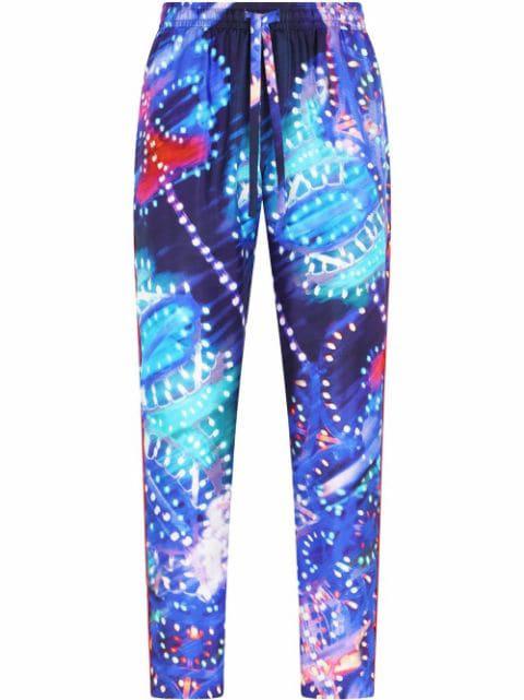 luminaire-print silk pajama trousers by DOLCE&GABBANA