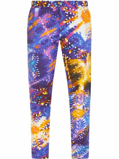 luminaire-print tailored trousers by DOLCE&GABBANA