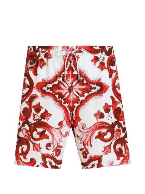 majolica-print medium boxer shorts by DOLCE&GABBANA