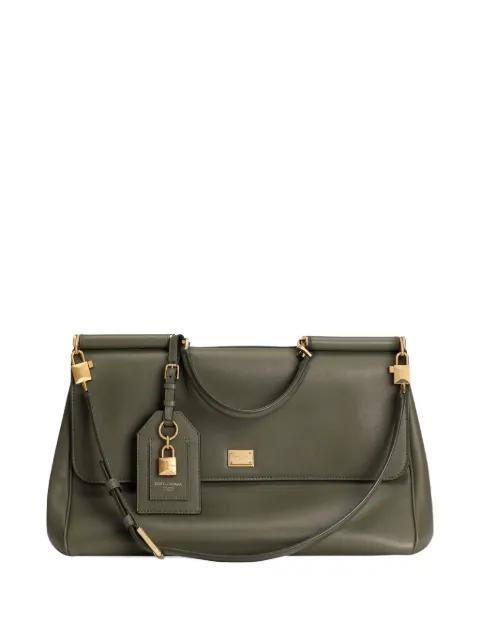maxi My Sicily padlock top-handle tote bag by DOLCE&GABBANA