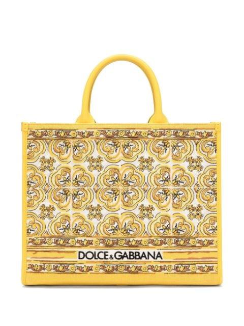medium DG Daily canvas tote bag by DOLCE&GABBANA
