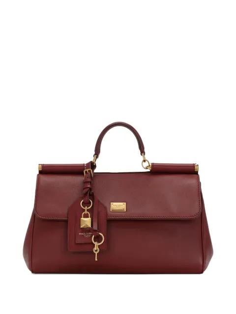 medium My Sicily leather tote bag by DOLCE&GABBANA