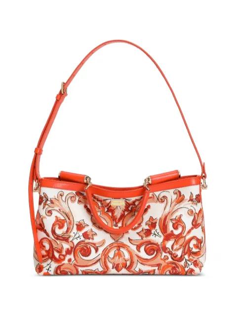 medium Vittoria handbag with majolica-embroidery by DOLCE&GABBANA