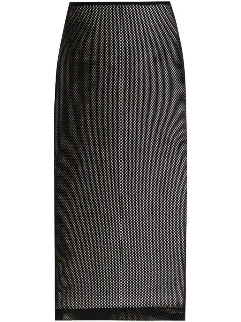 mesh midi skirt by DOLCE&GABBANA