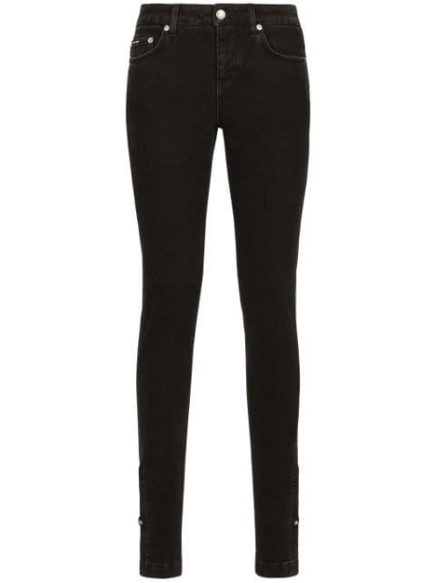 mid-rise skinny jeans by DOLCE&GABBANA