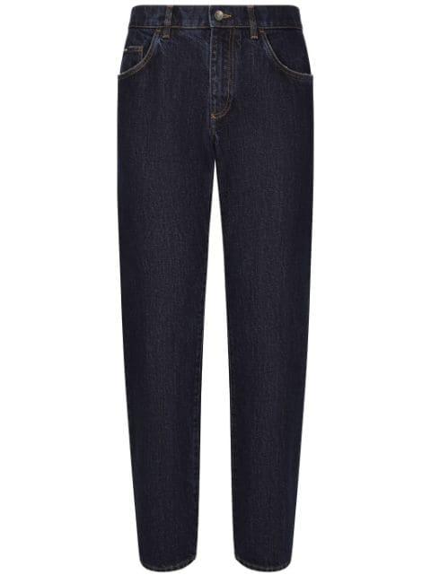 mid-rise straight-leg jeans by DOLCE&GABBANA