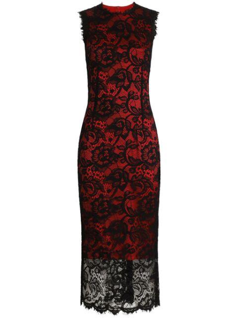midi floral-lace dress by DOLCE&GABBANA
