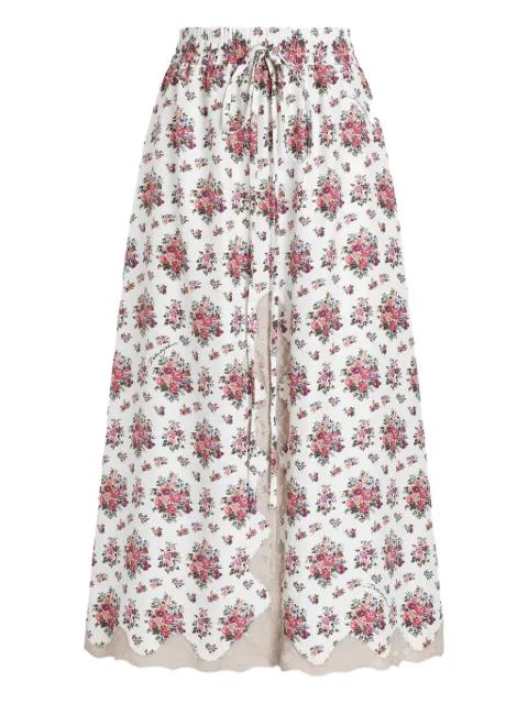 midi floral lace skirt by DOLCE&GABBANA