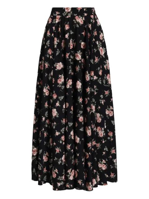 midi floral-print skirt by DOLCE&GABBANA
