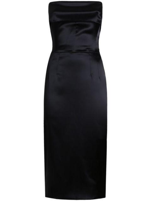 midi satin-finish dress by DOLCE&GABBANA