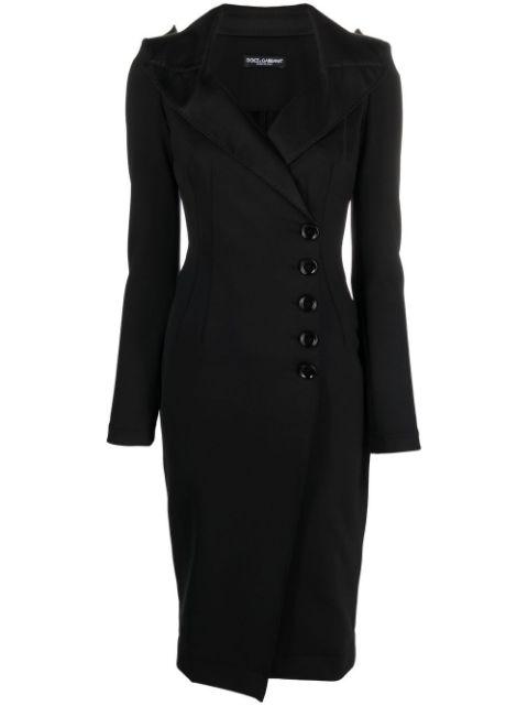 midi tailored long-sleeve dress by DOLCE&GABBANA