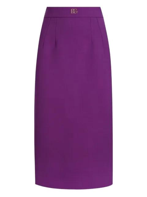 midi wool skirt by DOLCE&GABBANA