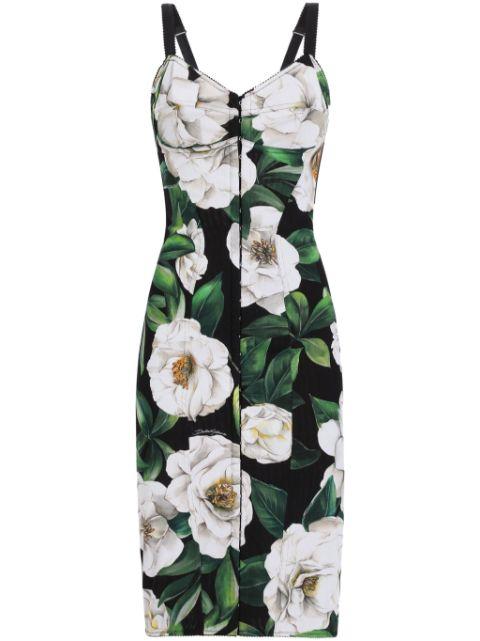 mini floral-print dress by DOLCE&GABBANA