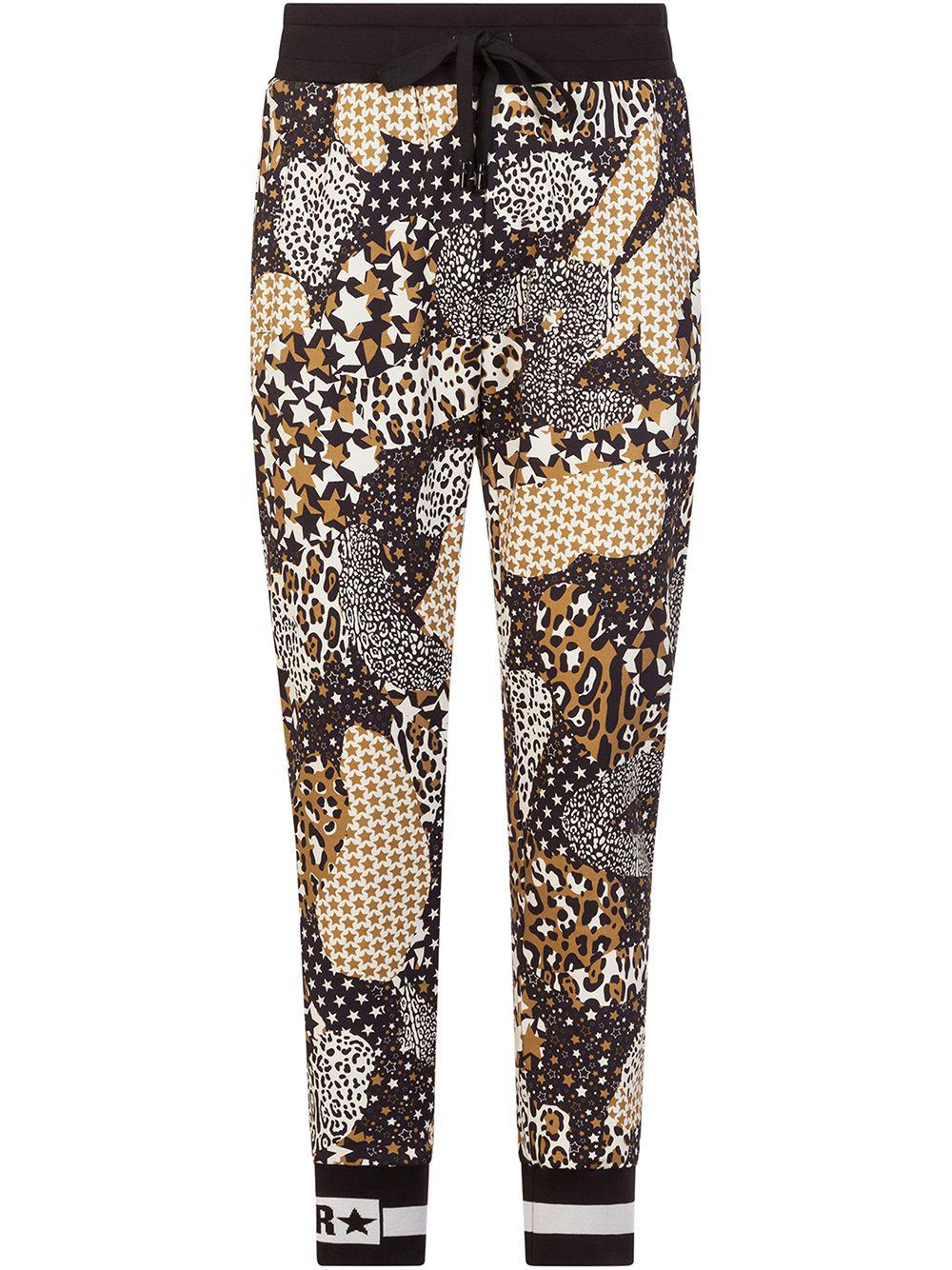 mix-print track pants by DOLCE&GABBANA