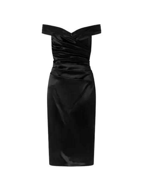 off-shoulder midi dress by DOLCE&GABBANA