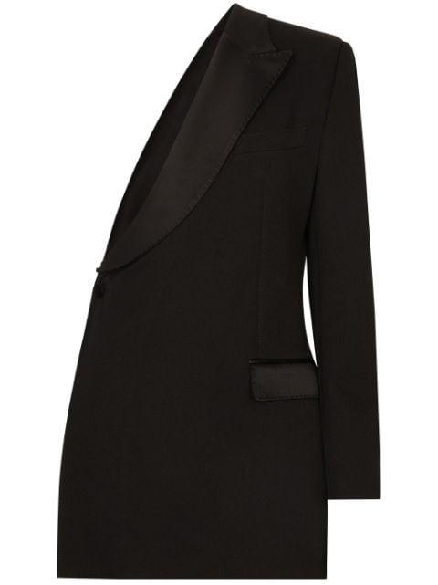 one-shoulder asymmetric blazer by DOLCE&GABBANA