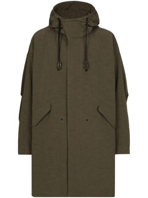 oversized hoodied parka by DOLCE&GABBANA