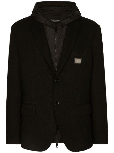 padded hoodied gilet by DOLCE&GABBANA