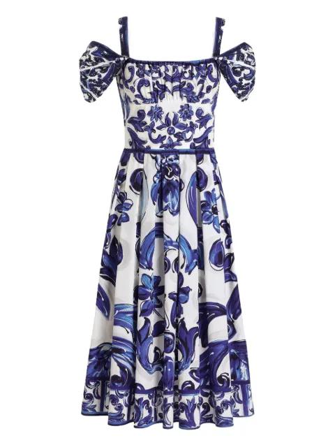 paisley-print maxi dress by DOLCE&GABBANA