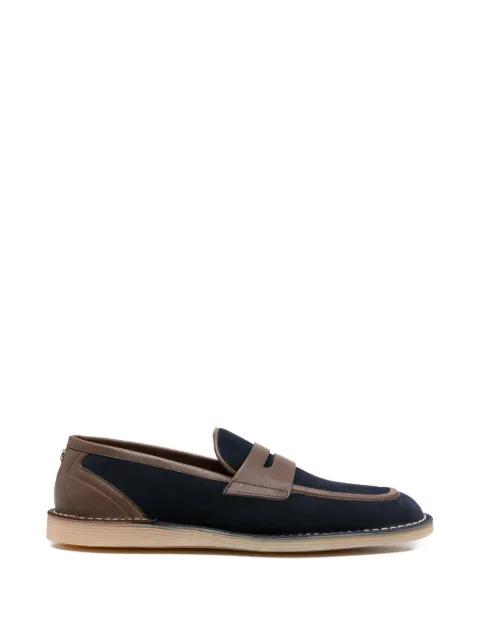 panelled leather loafers by DOLCE&GABBANA