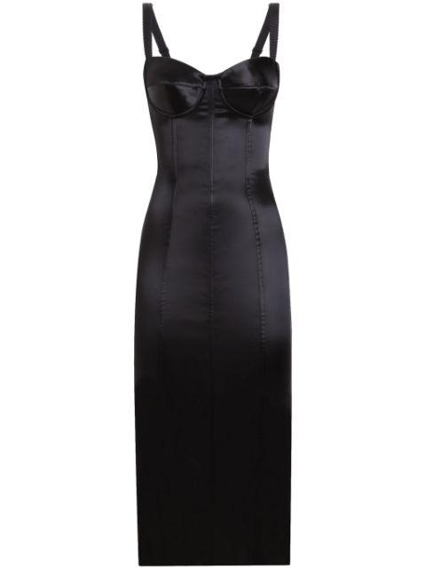 panelled midi dress by DOLCE&GABBANA