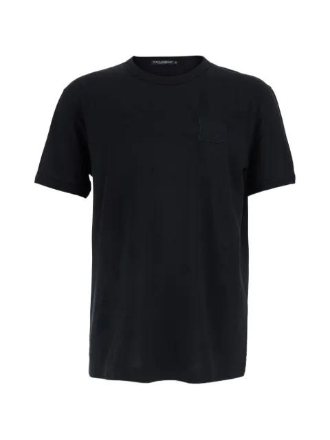 patch-detail T-shirt by DOLCE&GABBANA
