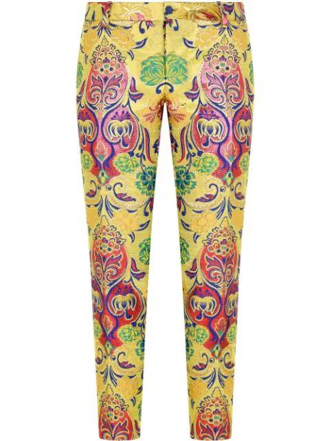 patterned jacquard tailored trousers by DOLCE&GABBANA