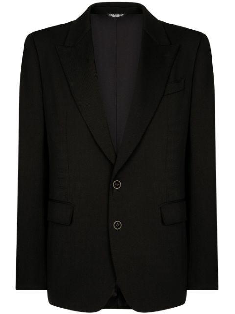 peak lapel single-breasted jacket by DOLCE&GABBANA