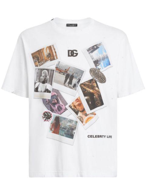 photograph-print t-shirt by DOLCE&GABBANA