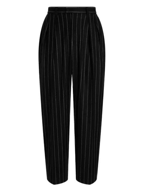 pinstripe-pattern pleated trousers by DOLCE&GABBANA