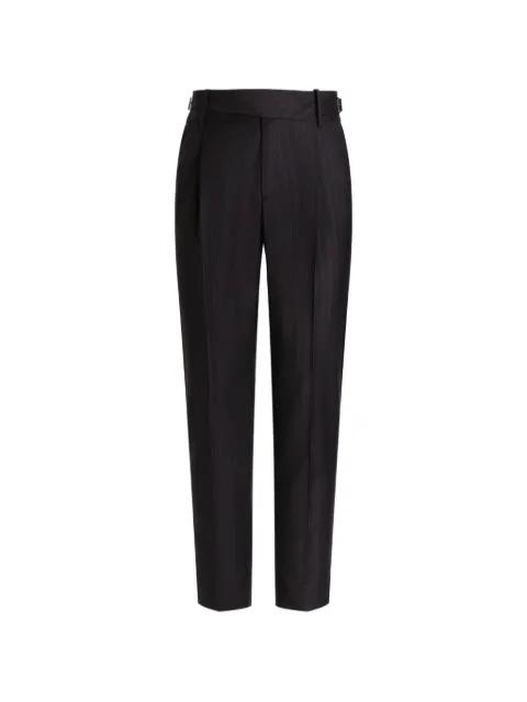 pinstripe wool trousers by DOLCE&GABBANA