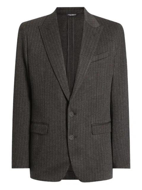 pinstriped single-breasted blazer by DOLCE&GABBANA