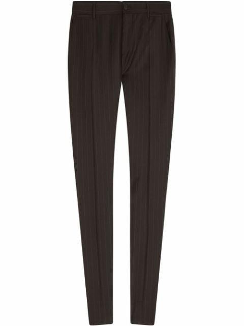 pinstriped tailored trousers by DOLCE&GABBANA