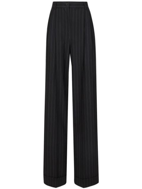 pinstriped trousers by DOLCE&GABBANA