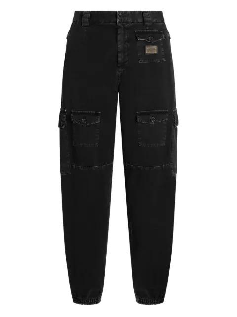 plaque cargo pants by DOLCE&GABBANA