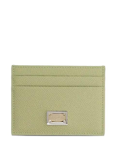 plaque-logo card holder by DOLCE&GABBANA