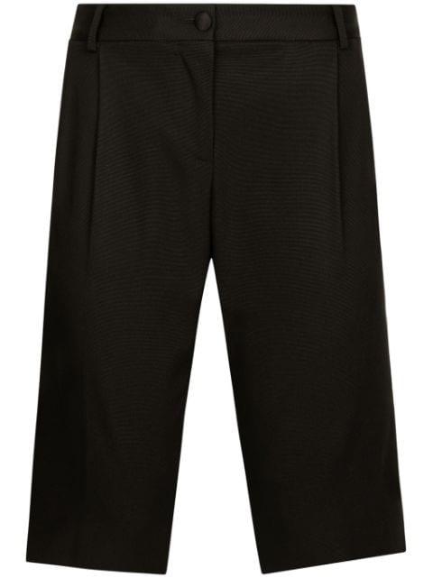 pleat-detail tailored shorts by DOLCE&GABBANA