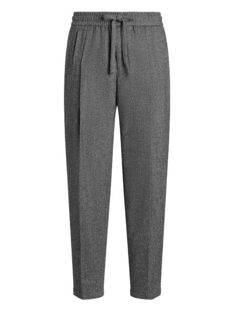 pleated drawstring trousers by DOLCE&GABBANA