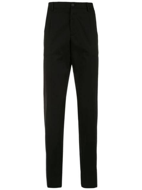 pleated tailored trousers by DOLCE&GABBANA
