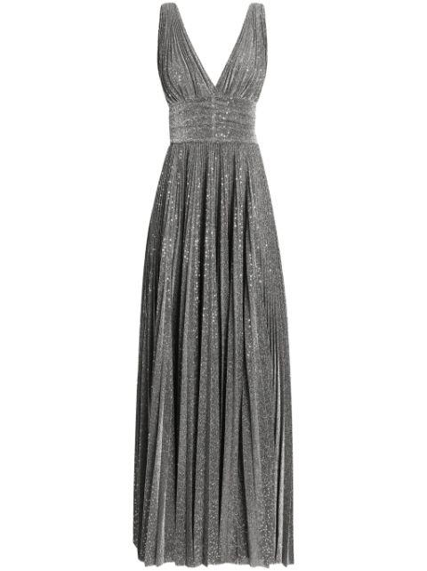 plissé-effect gown by DOLCE&GABBANA